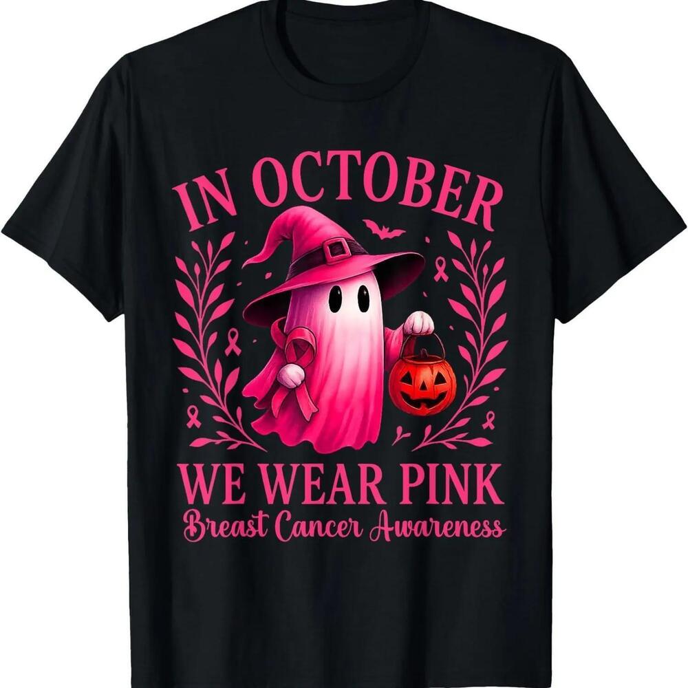 Themes Halloween In October We Wear T-Shirt, Unisex Tee